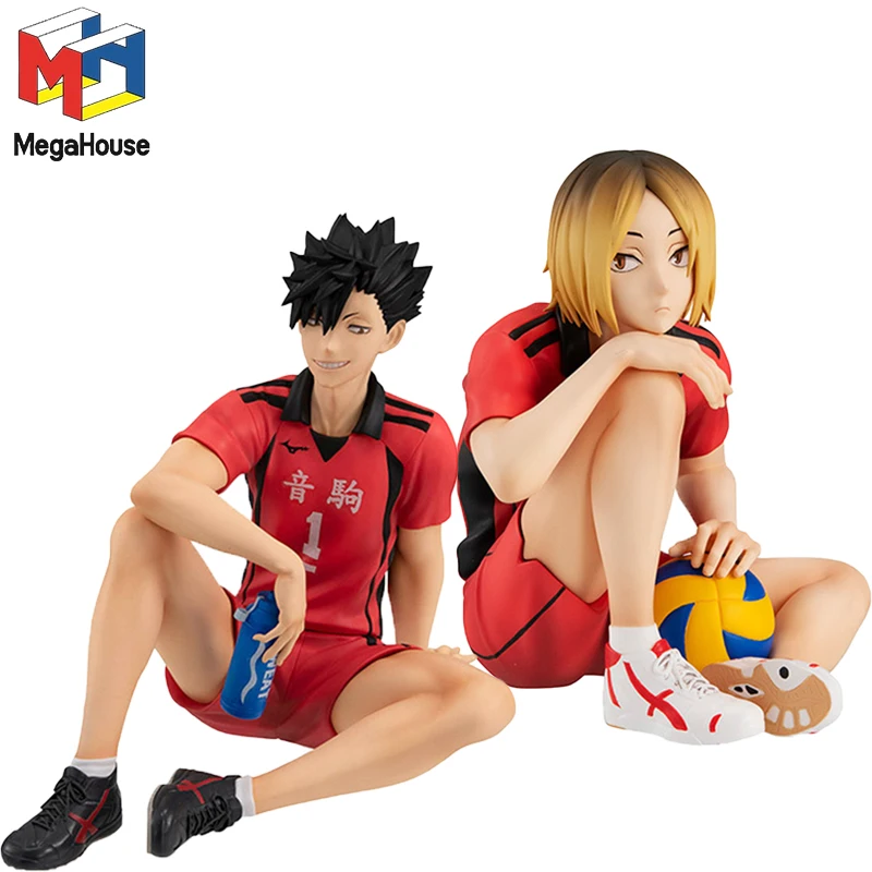 

In Stock Genuine Original Mega House G.E.M. Tetsurou Kuroo & Kozume Kenma Haikyuu!! Action Anime Figure Model Doll Ornament Gift