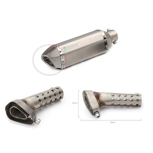 كاتم صوت العادم للدراجات النارية العالمي ، DB Killer ، كاتم الصوت ، كاتم الصوت ، مثبط الضوضاء ، الأمامي ، منتصف النهاية ، المحول الحفاز أعلى 12 مبيعات كاتم صوت دراجة العادم الآلية - No4