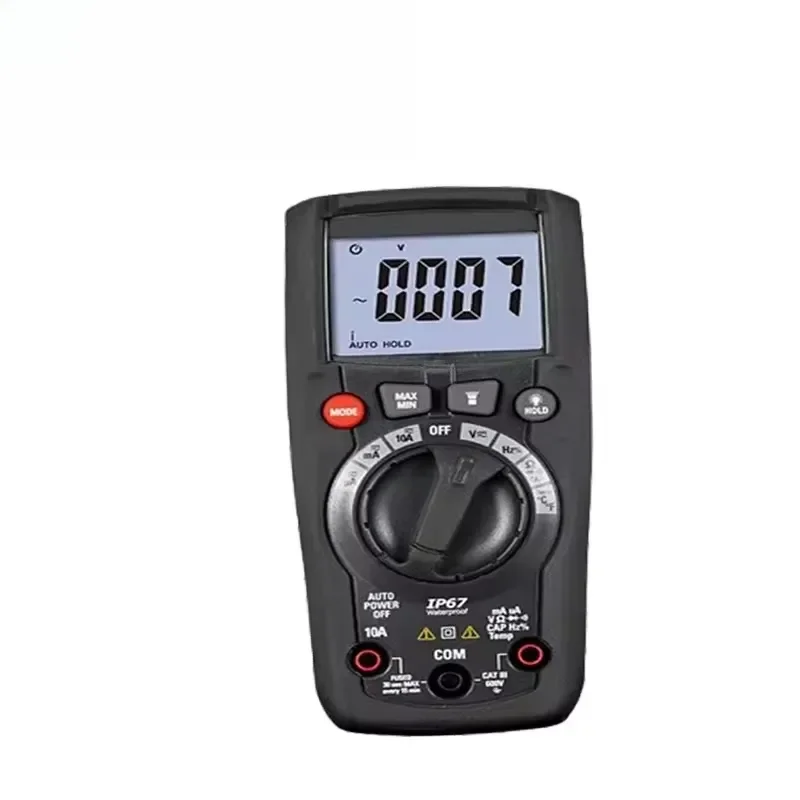 for Digital Multimeter Auto Range Waterproof High Precision Anti Burn Multi Function Tester Voltage Current Resistance
