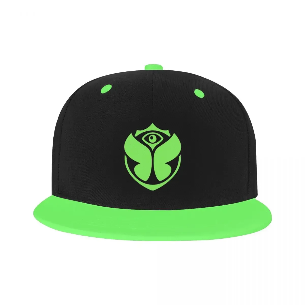 Tomorrowland-Gorra de béisbol para hombre y mujer, gorro deportivo plano, ajustable, estilo Hip Hop, color verde, personalizado