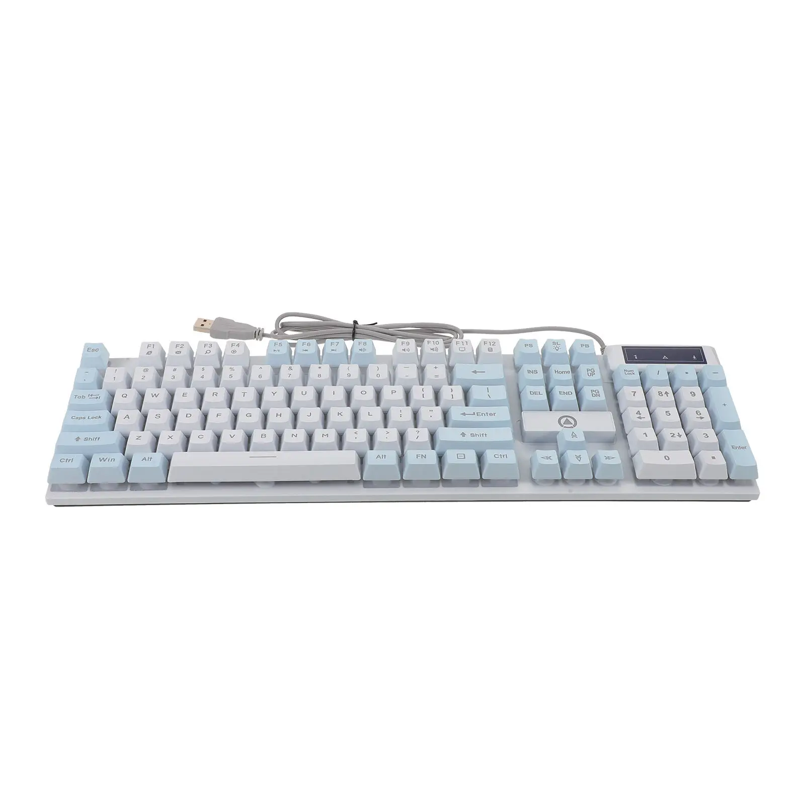 

Mechanical Keyboard Wired Rgb Backlit 104 Keys USB for Pc Laptop Gaming Office Retro Typewriter LED Gaming Keyboard