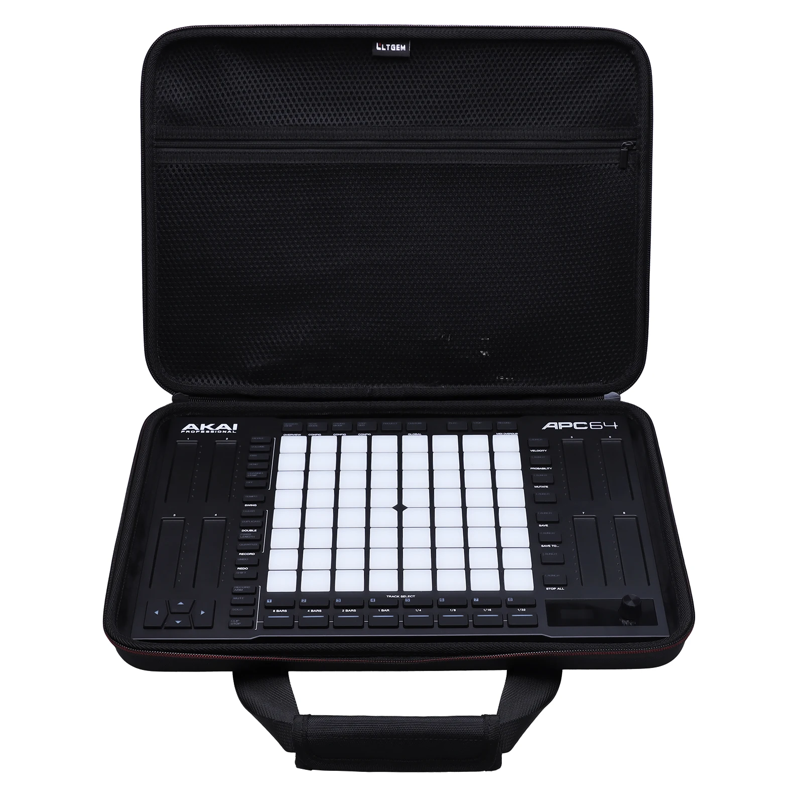 حافظة وحدة التحكم MIDI لـ AKAI Professional APC64 Ableton MIDI حقيبة تخزين واقية لوحدة التحكم للاستوديو والأداء المباشر