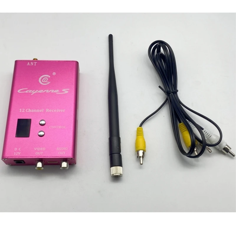 Trasmettitore e ricevitore video UAV da 1,2 GHz 8 W Immagine 1.2G FPV VTX Mittente AV Drone VTX VRX Quadricottero a 8 canali DC 12V
