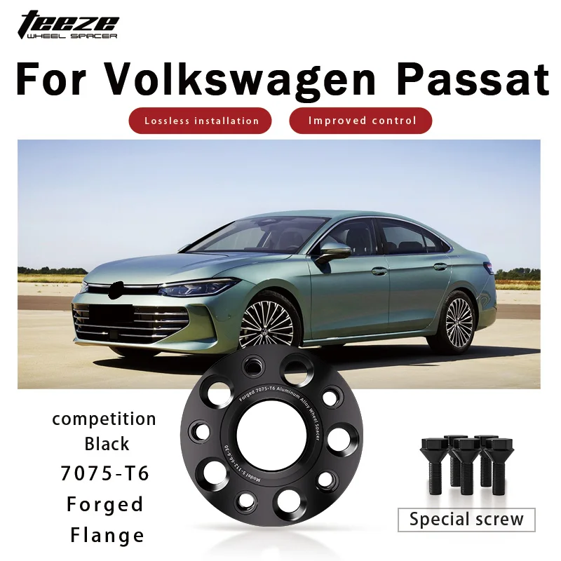 

Teeze 2/4 шт. 5x112 CB 57,1 M14*1,5 ступица центральная черная кованая прокладка для колеса для Volkswagen Passat фланцевая пластина 15/20/25/30 мм