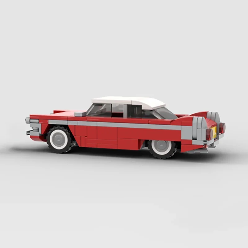 MOC Building Block Leggendario Auto Christine 1958 Plymouth Fury Modello Tecnico Mattoni Assemblaggio FAI DA TE Veicolo Classico Giocattolo Per Il Bambino