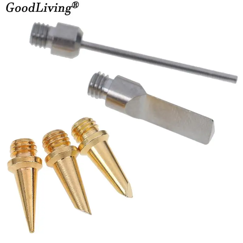 5pcs Replacement Copper Tips Nozzle For HS-1115K Soldering Iron Cordless Welding Tools Gas Welding Tips