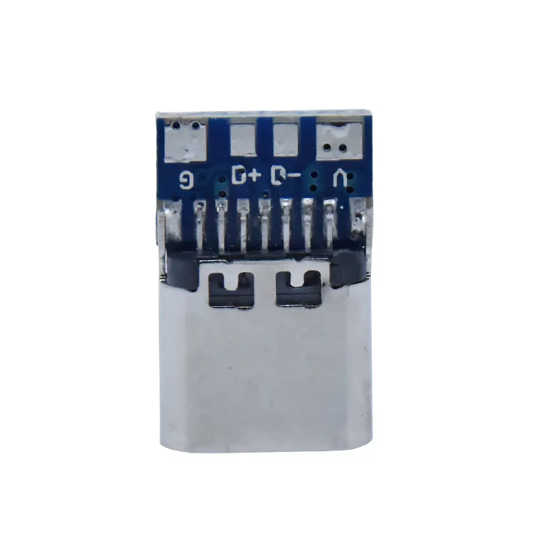 5pcs USB 3.1 Type C Female Connector Jack Dock 14 Pin  Socket Port Receptacle Through Holes PCB -C  Power Charging