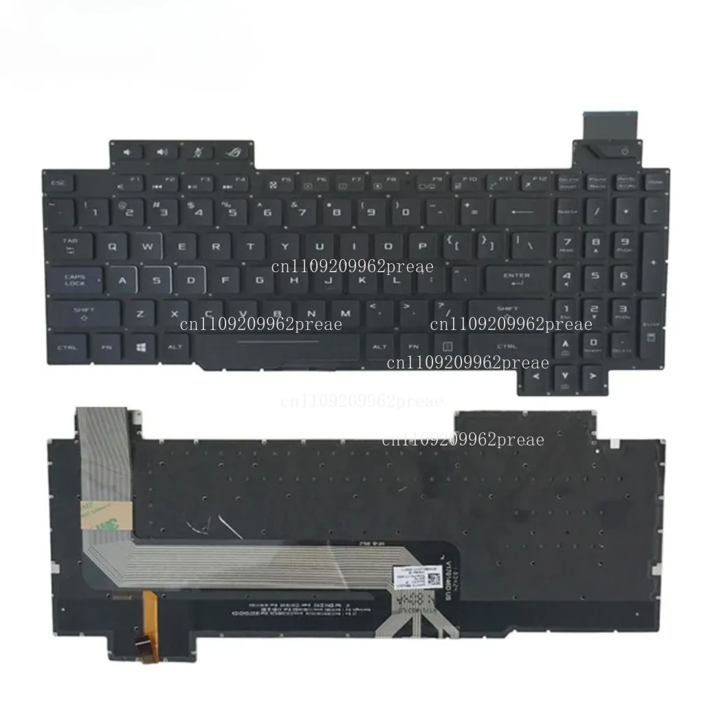 S Backlit US Black Keyboard Replacement for Asus ROG Strix GL503/GL503V/GL503VD/GL503VS/GL503VM/GL503GE Series