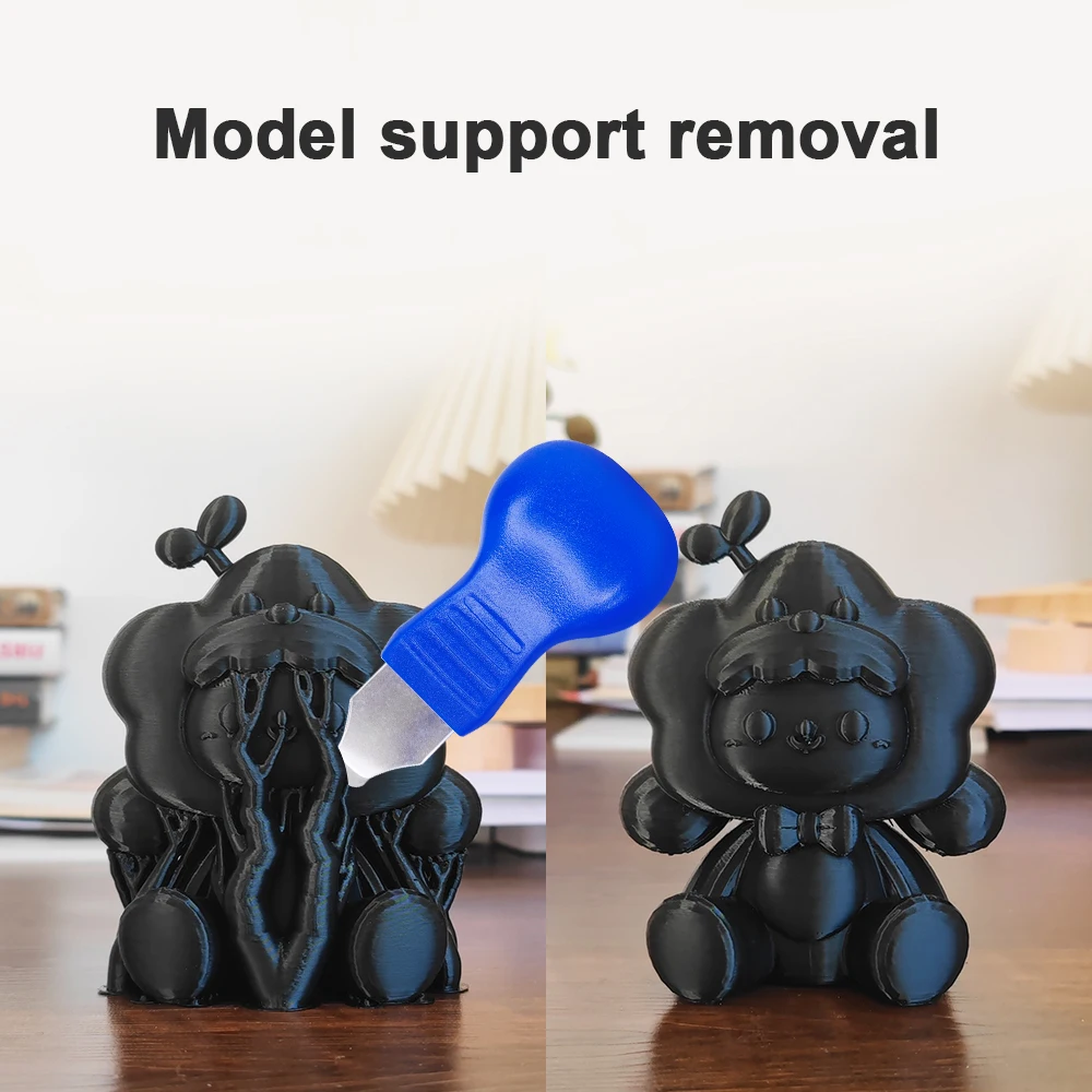 3D Printer Tool Kit for Removing Support PLA ABS UV Light Curing Model Material Support Removal Cutter 3D Printer Accessories