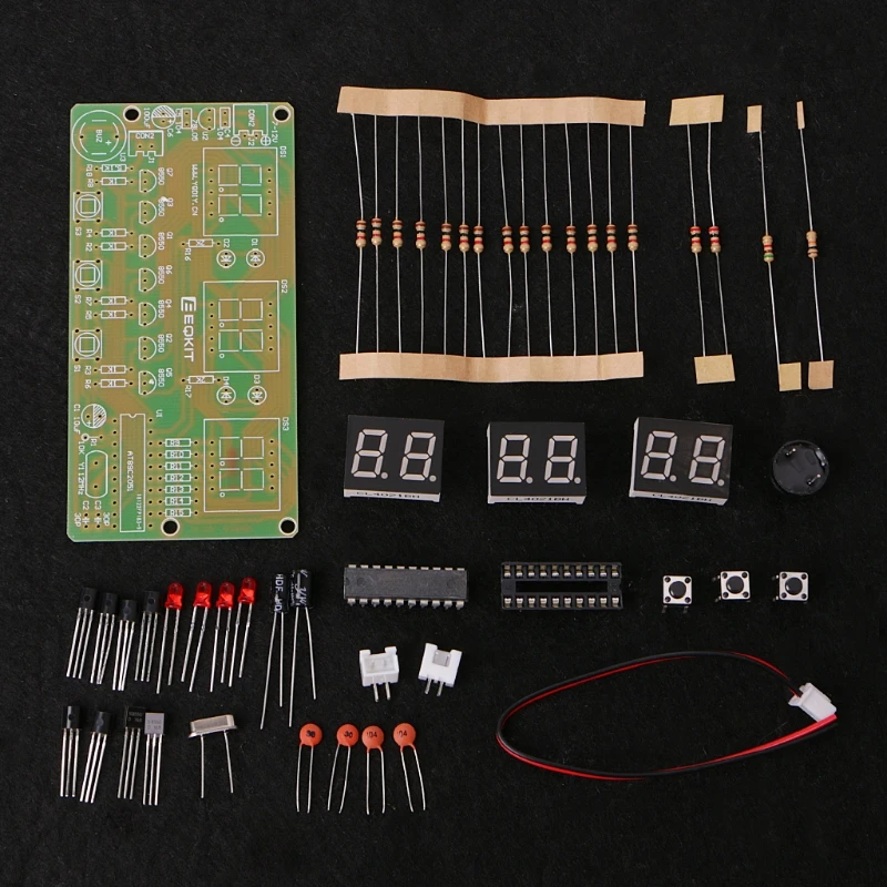 C51 Digital Electronic Clock Kits 6 Bits Electronic Parts and Components DIY Kit Dropship