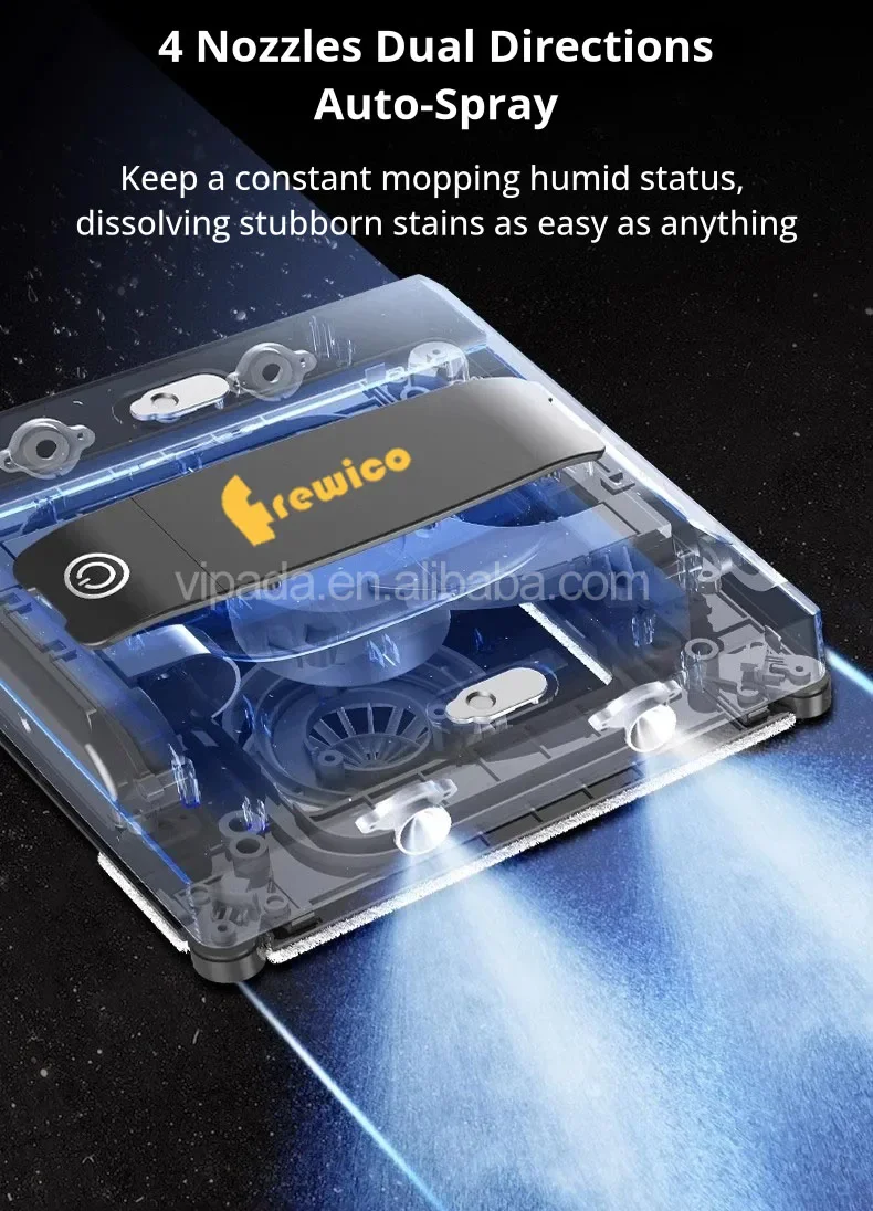 Smart AI Window Cleaning Robot 5600pa Suction Power 100ml Intelligent Automatic Glass Cleaner Robotic Vacuum Cleaning Products