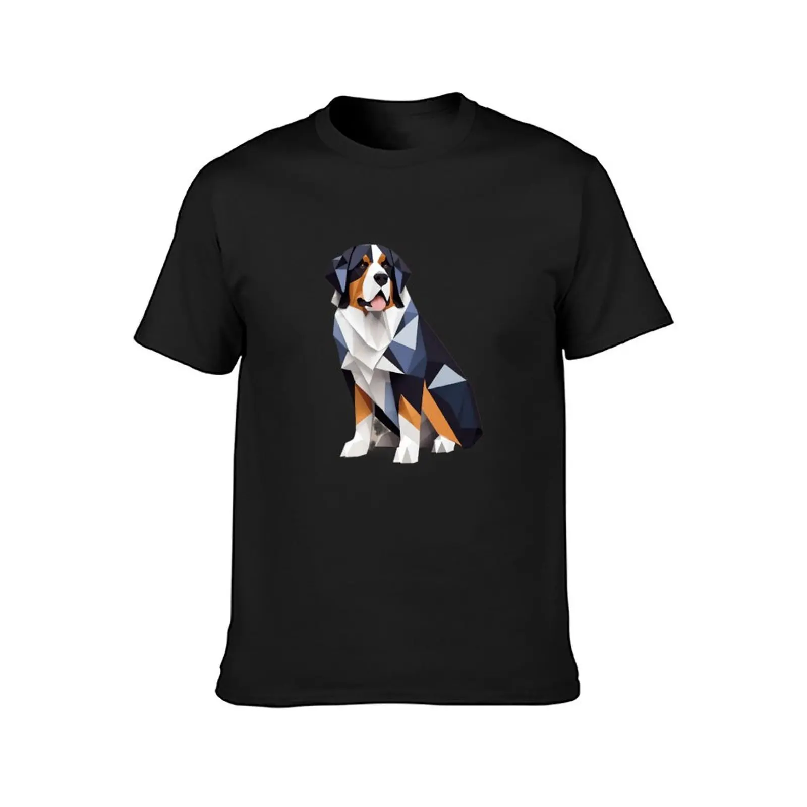 Bernese Mountain Dog - Origami Bernese T-Shirt hippie clothes Blouse men t shirt