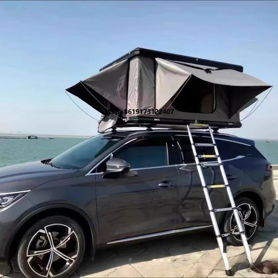 

Автомобильный тент-платформа из алюминиевого сплава для внедорожников, летний, камуфляжный, водонепроницаемый, складной, с жесткой крышей, двухслойный, для бездорожья