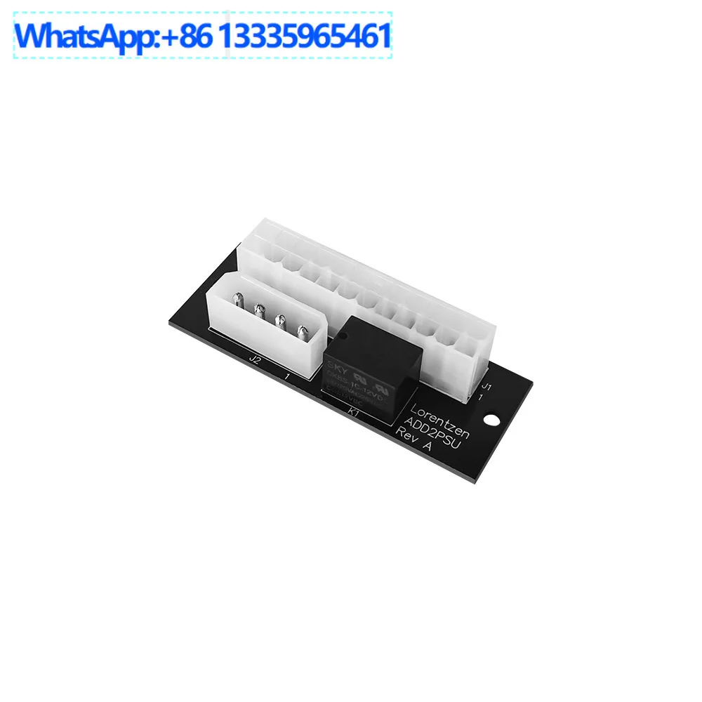 10Pcs For Synchronous Start Cable Receiver Module Disassembly 24PIN Dual Start Card ADD2PSU Dual Power Start Board Black