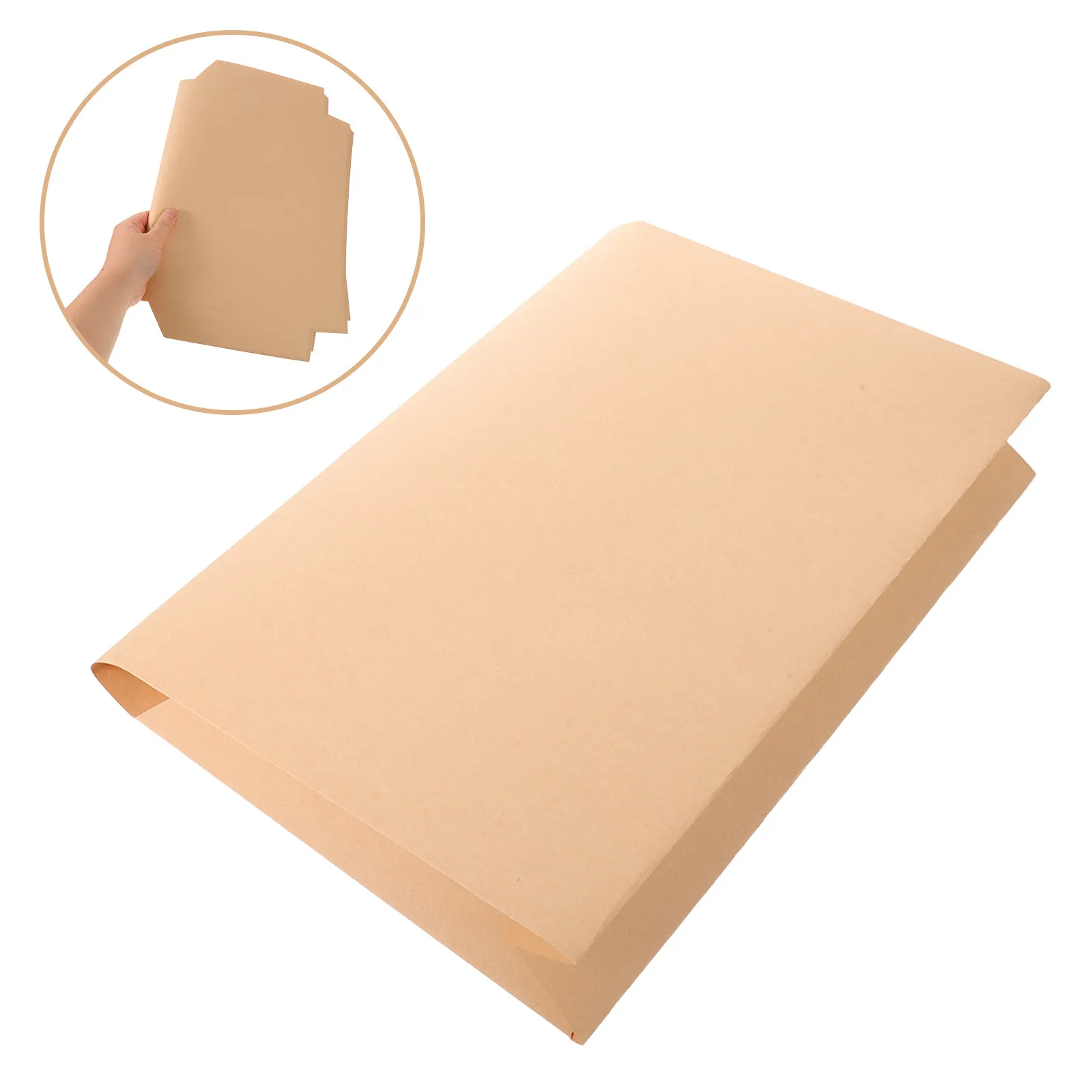 

10Pcs Kraft Adhesive Sheets A4 Self Adhesive Book Cover Textbook Protector School Notebooks Exercise Books Journals