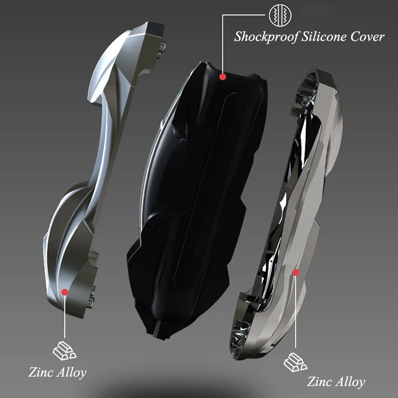 Zinc Alloy Car Smart Key Cover Case Fob for Tesla Model X Model S Model 3 Model Y Key Shell Bag Holder Protector Accessories