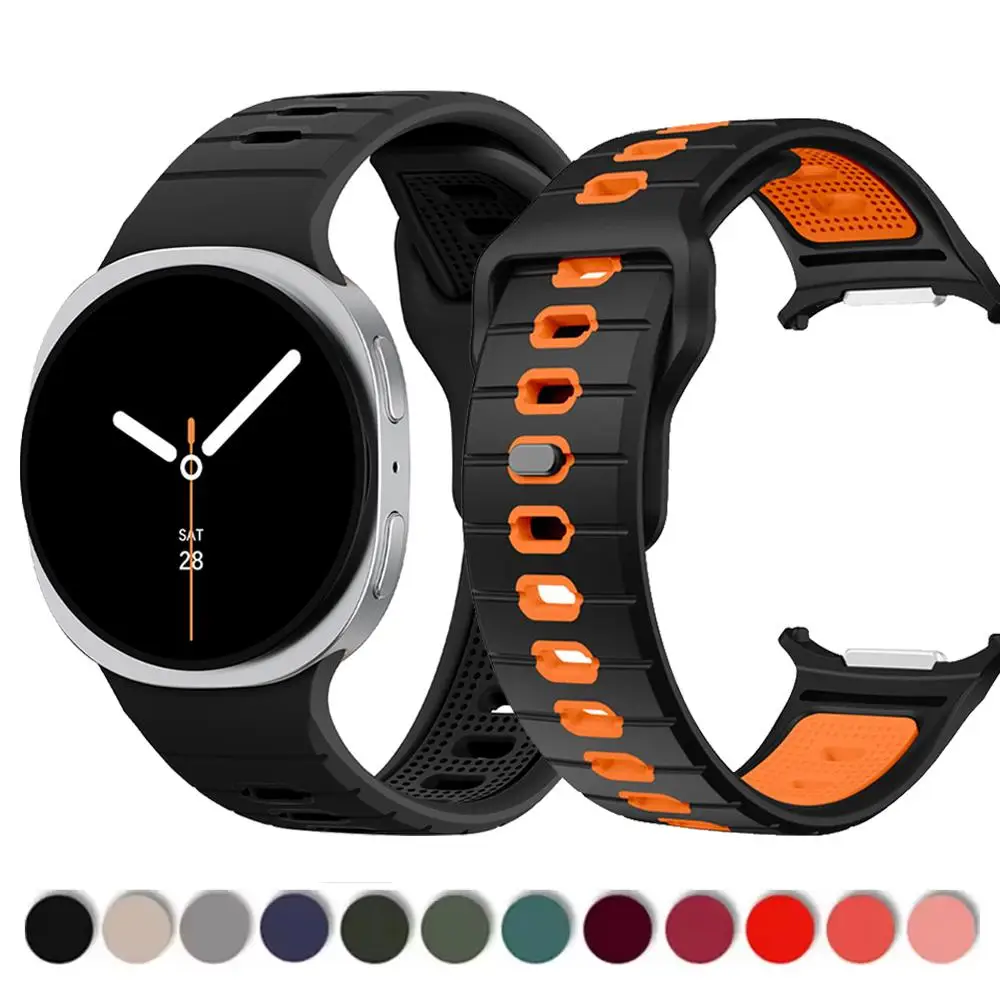 Silikonarmband für Samsung Galaxy Watch 8 40mm 44mm Band Sportarmband Correa für Galaxy Watch8 Classic 46mm 8classic Armbänder