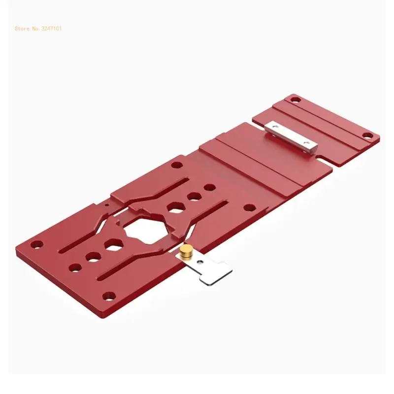 Track Sawing Square Guide Aluminium 340mm Easy to Use for Woodworking Electrical Positioning Plate Milling Dropship