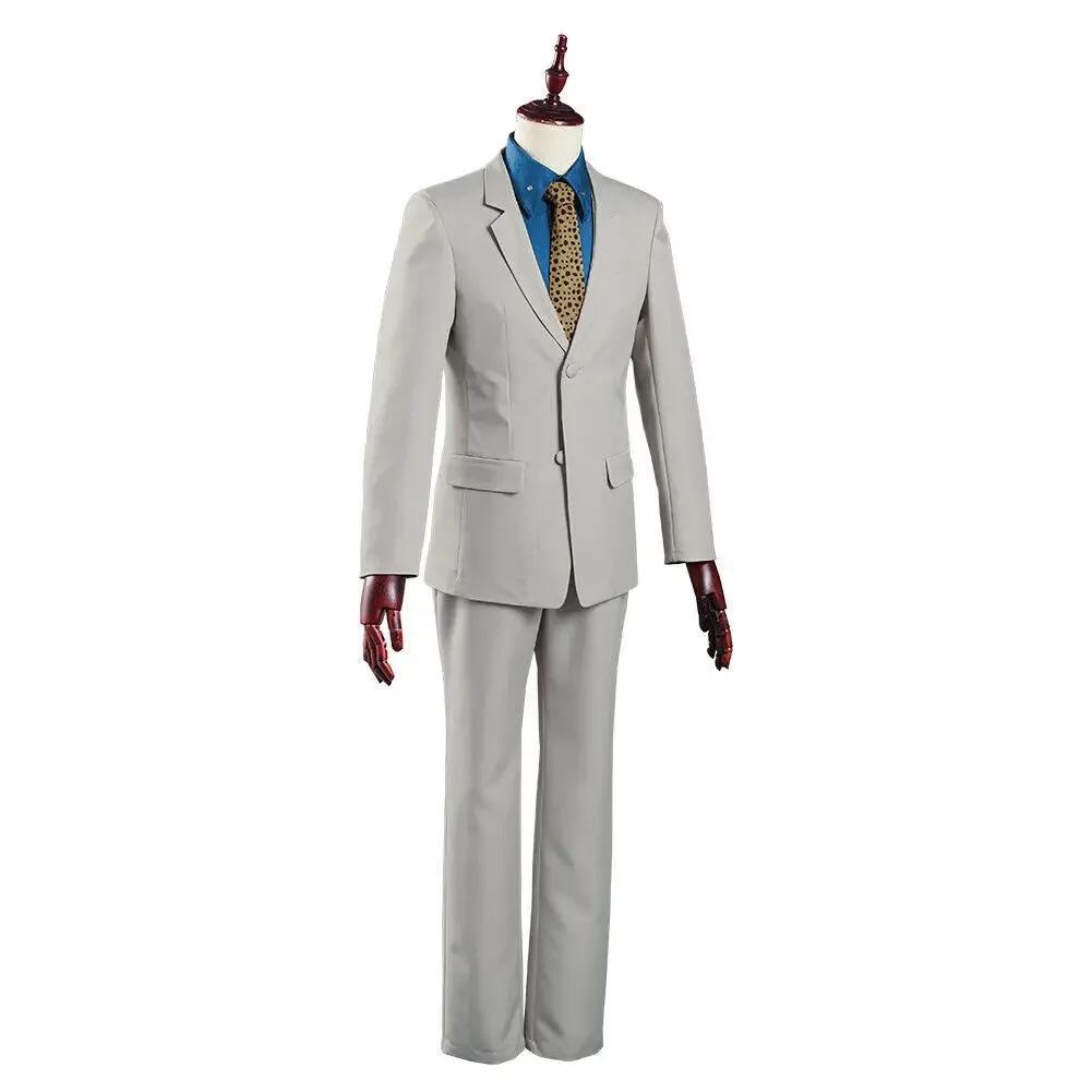 Nanami Kento Anime Cosplay Costume pour hommes, chemise trempée, pantalon, sangle, aught, perruque de fête, Jujutsu Kaimmense