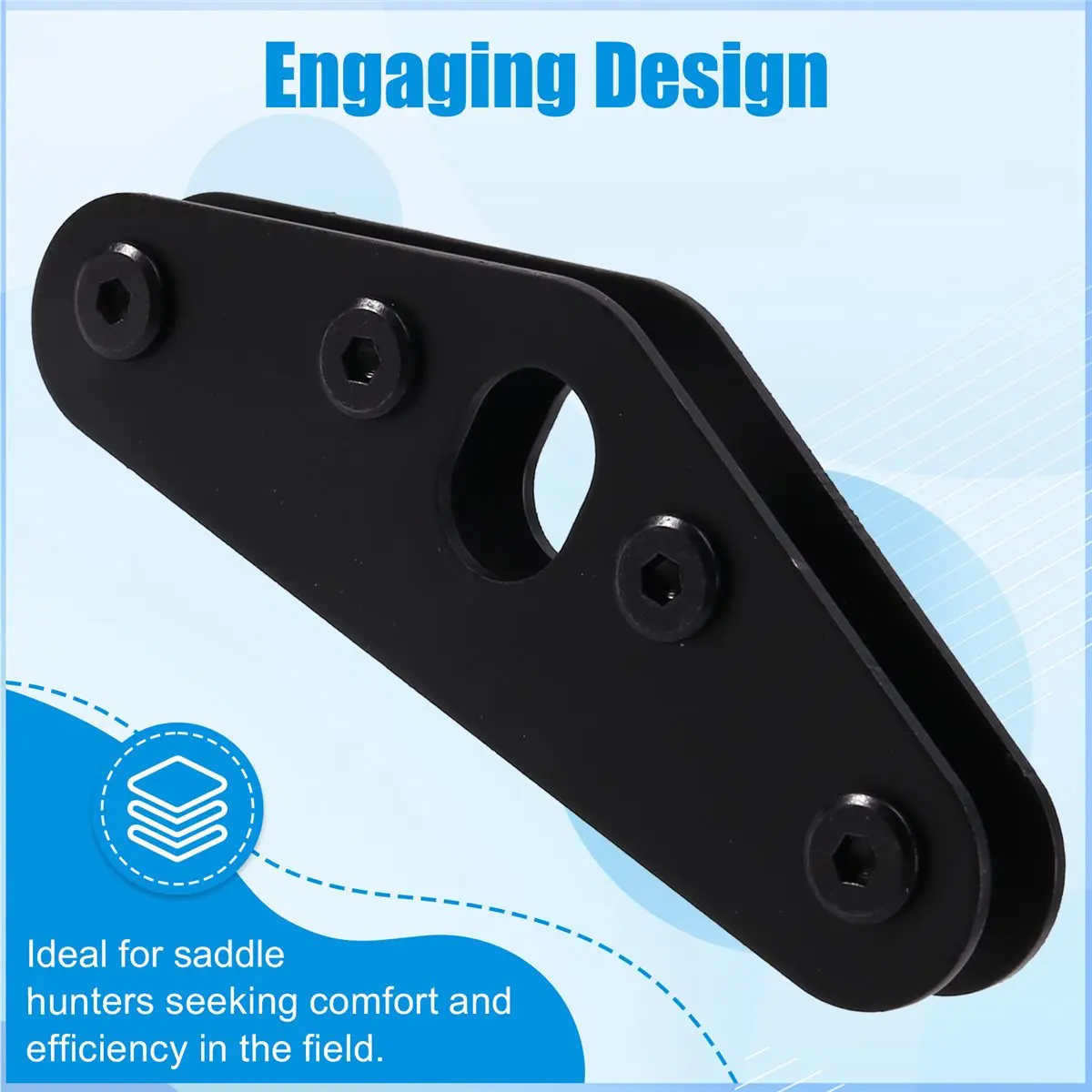 DT81 Hunting Saddle Hip Pinch Eliminator Tree Saddle Hunting Accessories Saddle Hip Saver for Tree Saddle Hunting