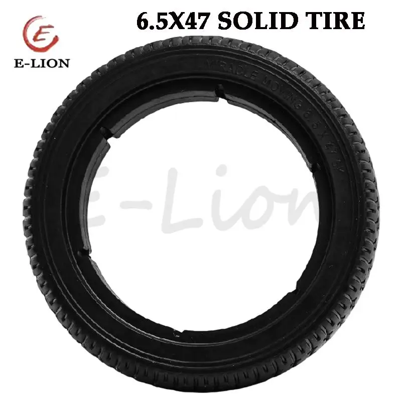

Запасная цельнолитая резиновая шина 6.5x47 для 6.5-дюймовых колес самокатов и инвалидных колясок