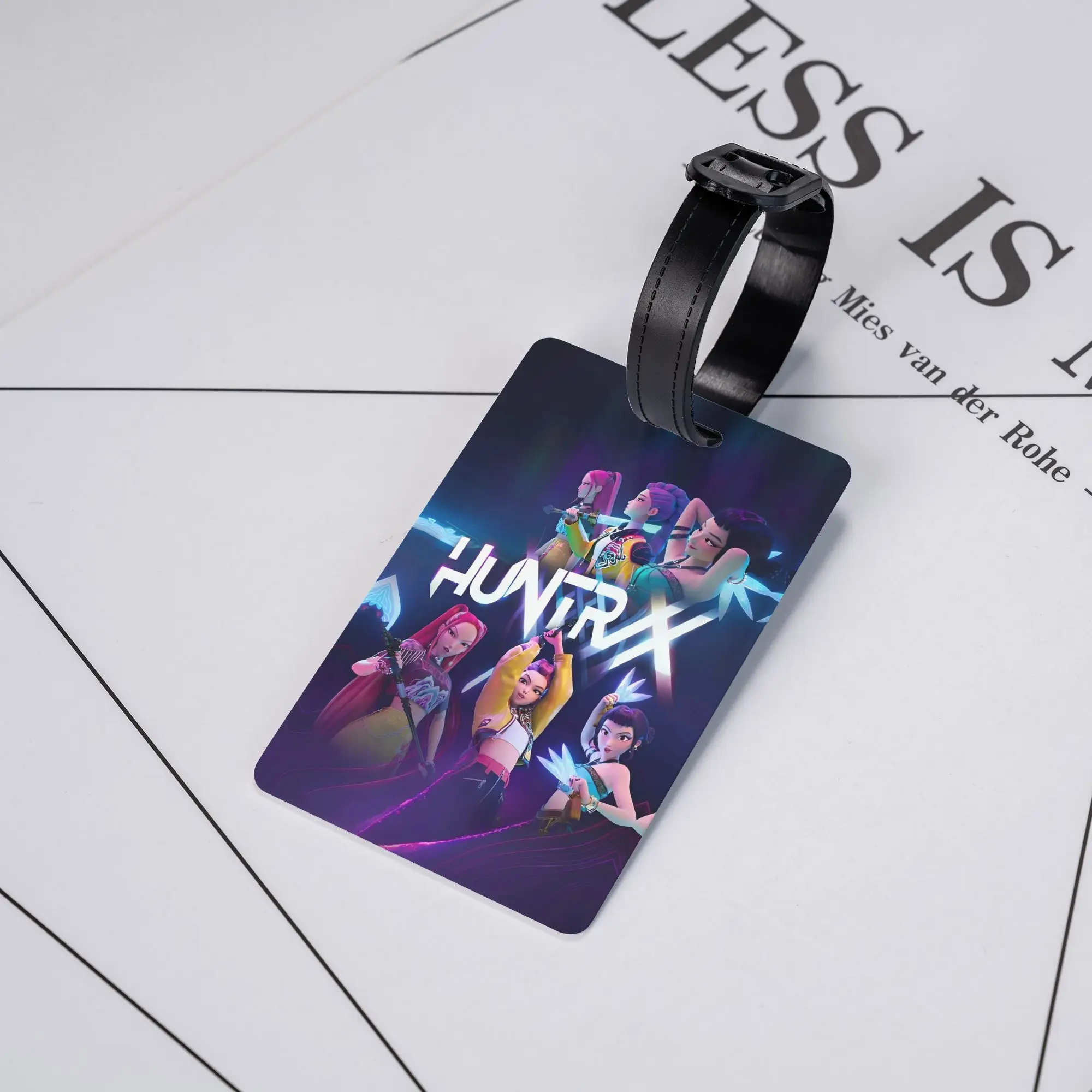 

Luggage Tag Huntrix Kpop Demon Hunters Suitcase Holder Baggage Boarding Tags Name ID Address Holder Baggage Tag Baggage Tags