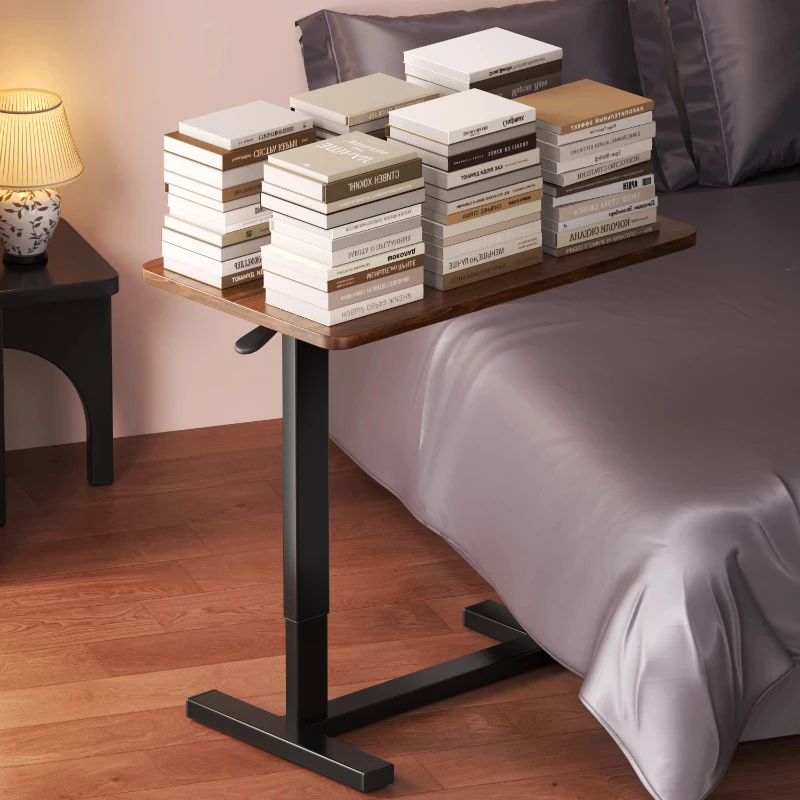 Movable Height Adjustable Computer Desk, Home Living Room Sofa Table, Foldable Bedside Table, Portable  Compact Work Desk