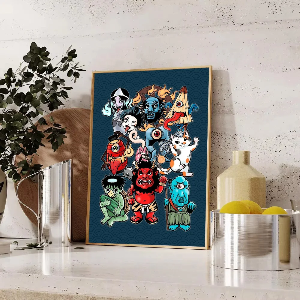 غير المؤطرة باطني الثعبان الأيدي قماش جدار الفن القوطية ديكور ساحر ديكور المنزل الظلام الأكاديمية الفن غرفة الروحية غرفة جمالية #1