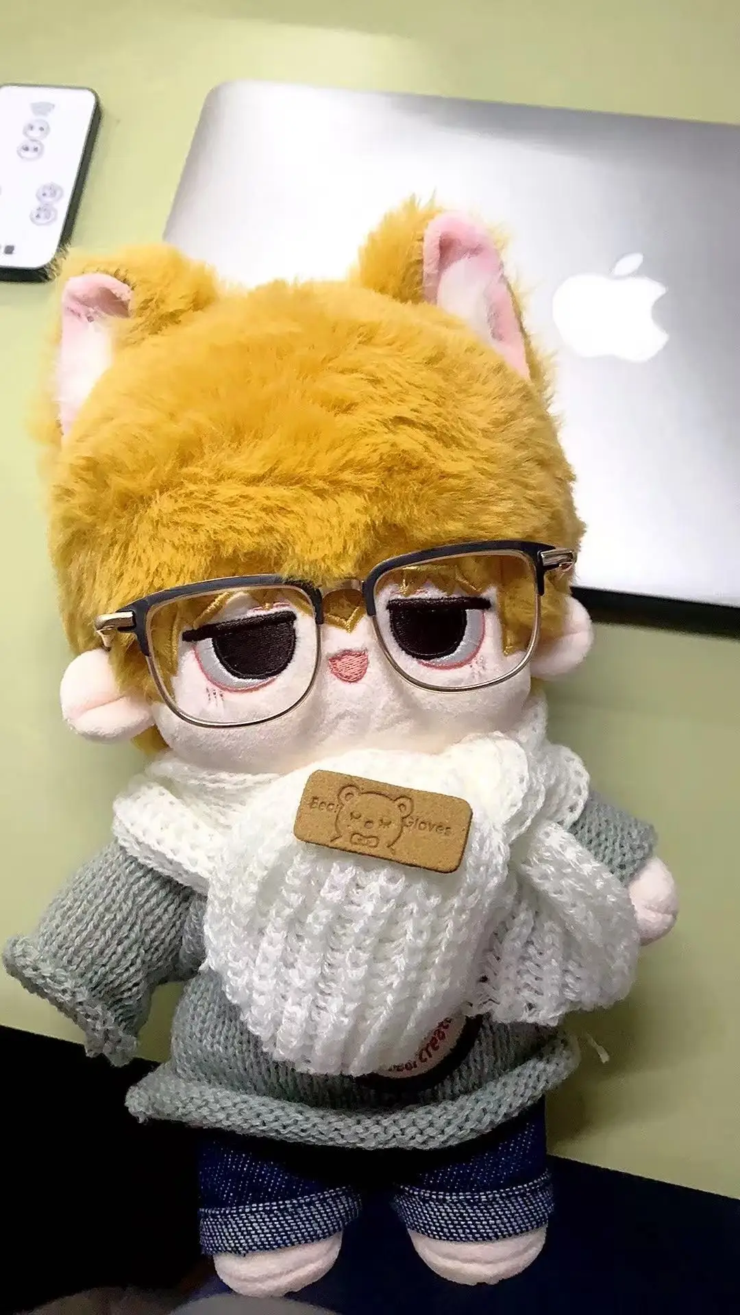 Recheado 20cm jogo anime mob psico 100: reigen arataka figura de ação corpo boneca de pelúcia brinquedo macio vestir-se algodão presente do miúdo