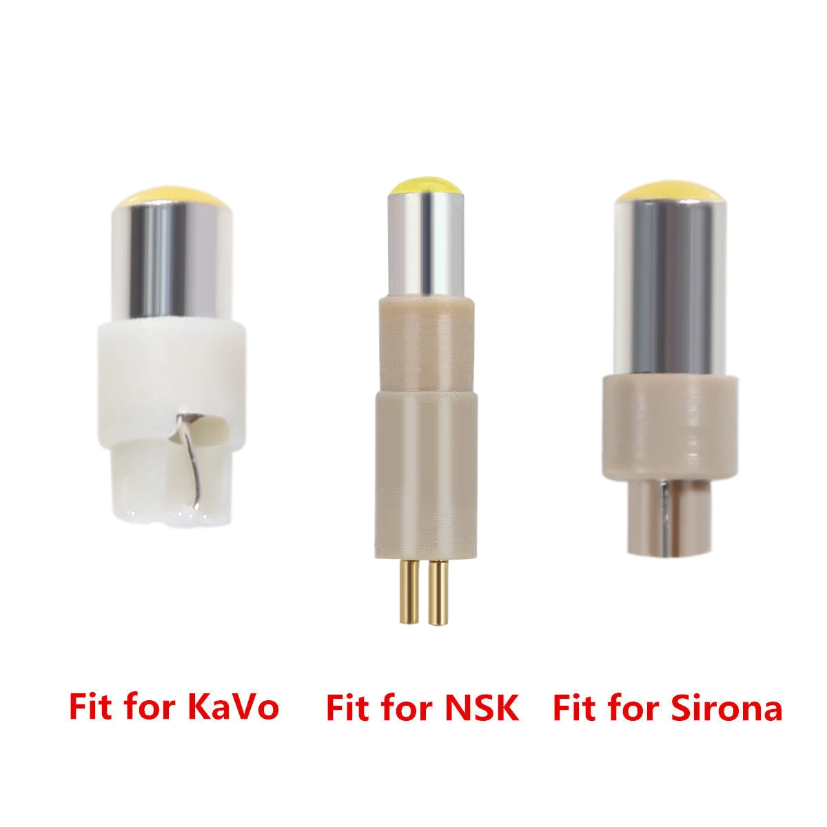 Dental LED Bulbs Fit for KaVo/Sirona/NSK Fiber Optic LED Handpiece Quick Coupler