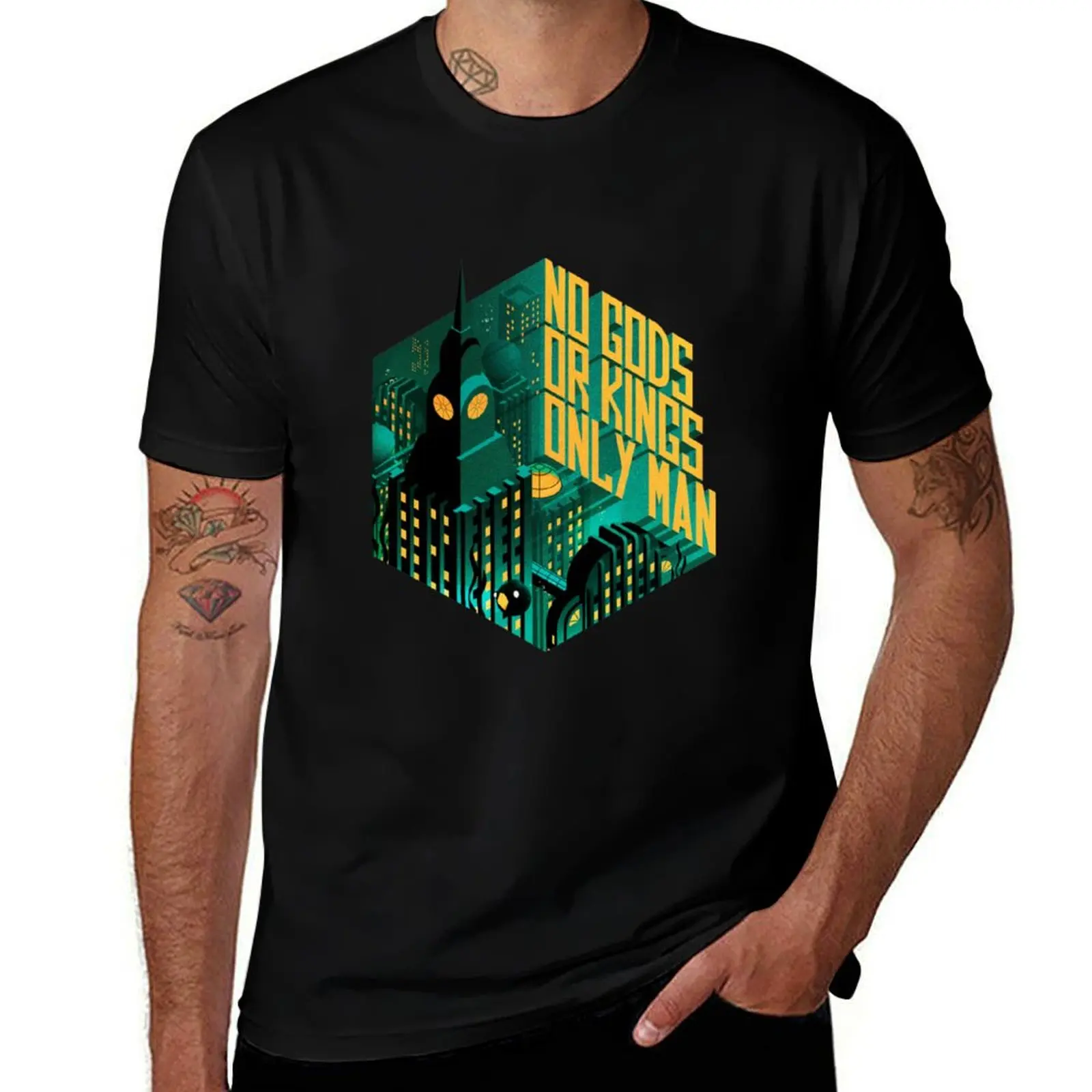 Pas de dieux ni rois, seulement l'homme - T-shirt Rapture grande taille à manches courtes