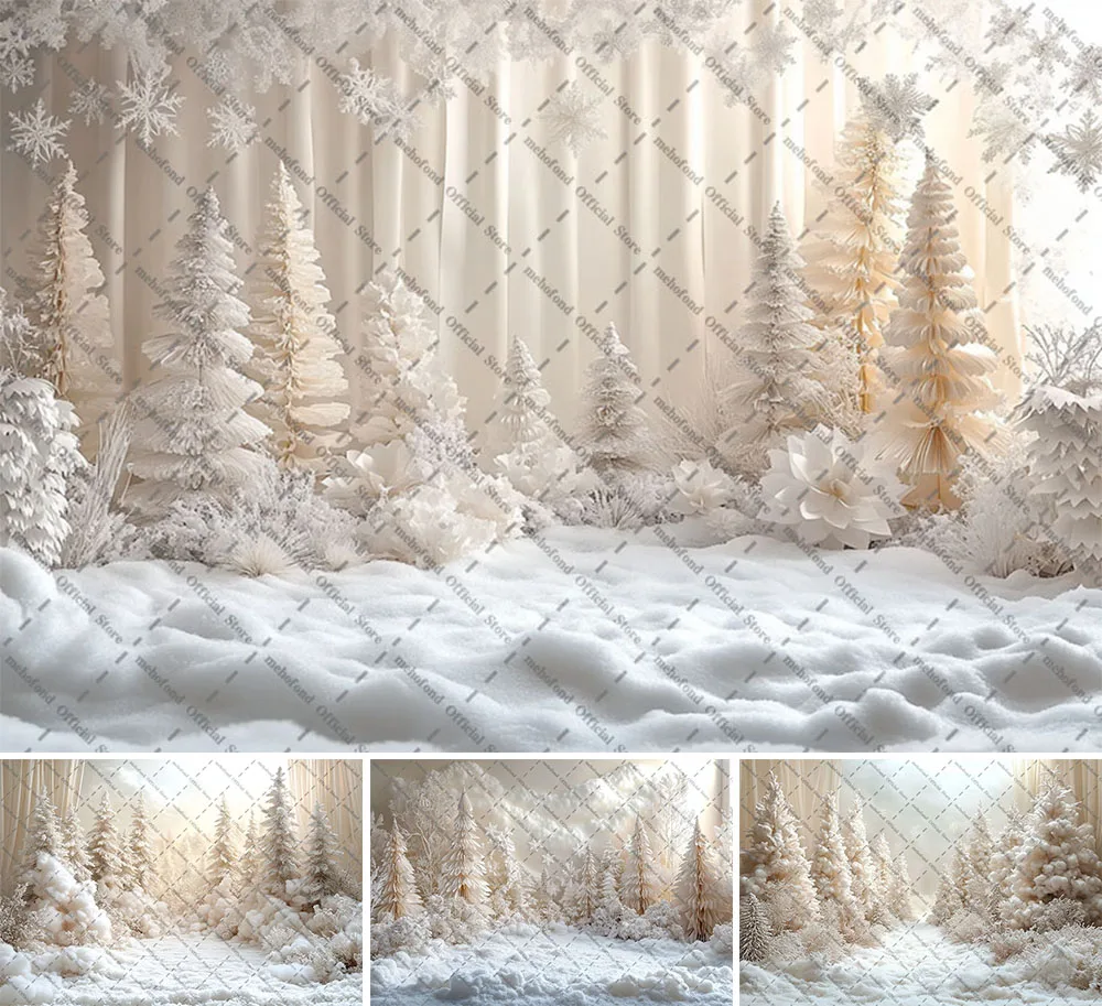 mehofond-fotografia-fundo-inverno-natal-floresta-floco-de-neve-pinheiro-criancas-familia-retrato-decoracao-pano-de-fundo-estudio-foto