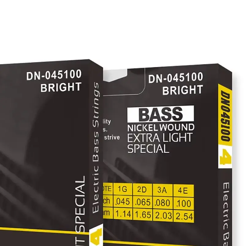 

ZIKO DN-045100 4-String Bass Guitar Strings Hexagonal Steel Core Nickel Wound Bass Guitarra Strings Guitar Parts & Accessories