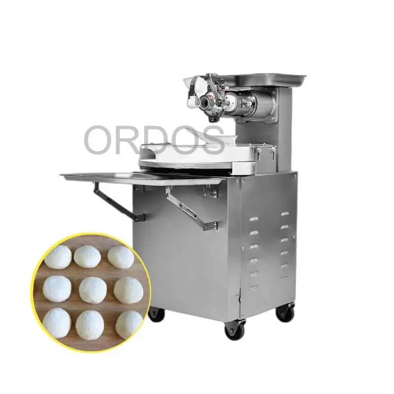 

Electric Commercial Industrial Fully Automatic PIzza Bread Dough Divider Rounder Momo Making Machine Dough Ball Maker