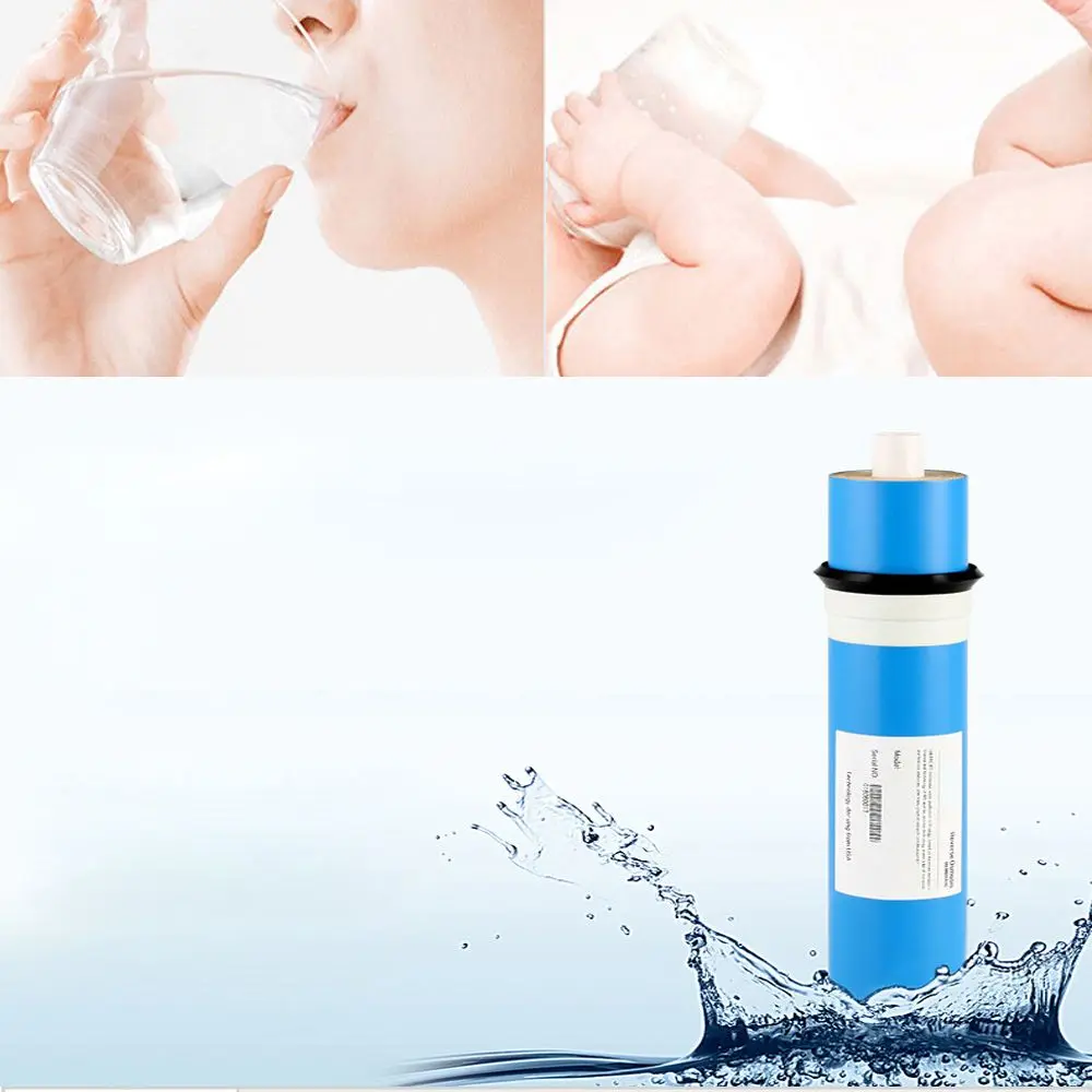 75/100 GPD Purify Purifier Permeation RO Water Filter System Membrane High Salt Rejection Reverse Osmosis Membrane