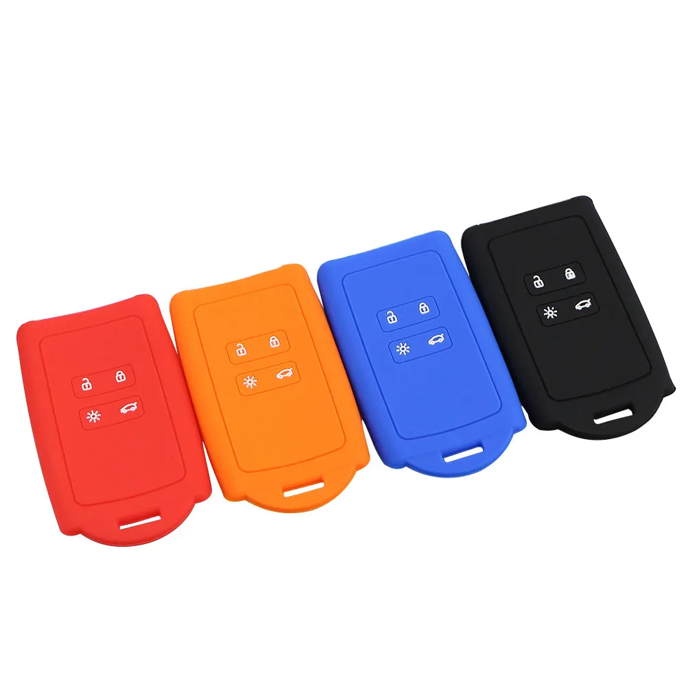 Silicone Key Cover Case Zoe for Renault Captur Megane Talisman Espace Clio Zoe Koleos Scenic 4 Arkana Dacia Sandero Card Remote