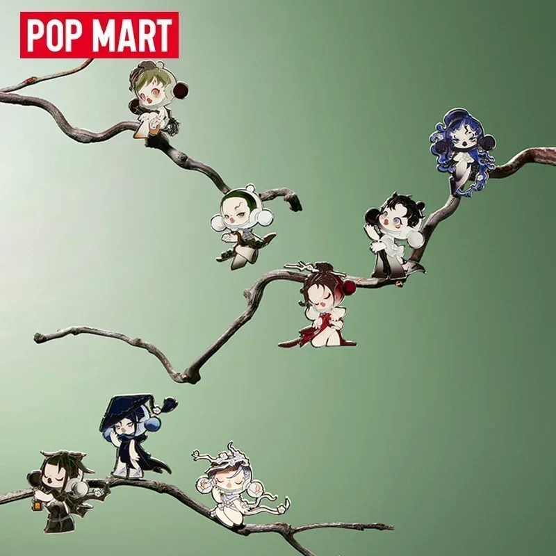 

POP MART SKULLPANDA The Ink Plum Blossom Series Значок Слепая коробка Mystery Box Игрушки Kawaii Украшения Статуэтки Домашний декор Настольный компьютер