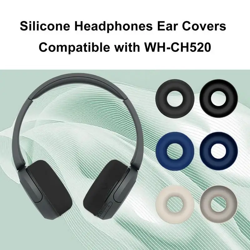 Защитные амбушюры для наушников Sony WH-CH520, Силиконовые амбушюры для наушников, замена пыленепроницаемой защитной амбушюры, запчасти для ремонта