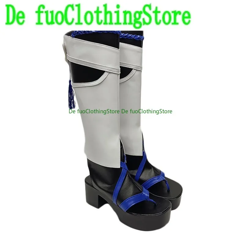 

De FuoClothing Cosplay Shoes Boots Genshin Impact Scattered Soldiers Vagrants Cos Shoes Customized High Heels Animation Shoes