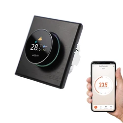 Qiumi Smart Wifi Color Knob Thermostat Air Conditioning Temperature Controller Works with Alexa GoogleHome