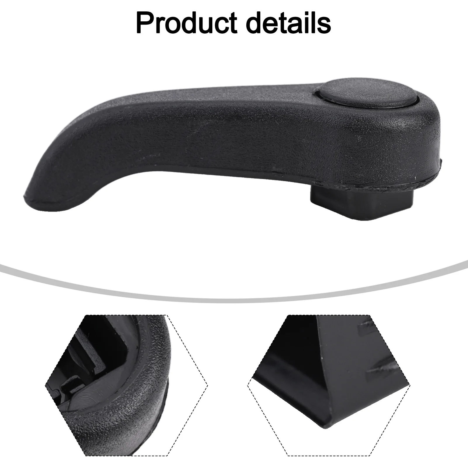 High quality Seat Adjust Lever Black Left Parts 2.6cm For Renault Clio MK2 Replacement Right Seat Adjustment Lever