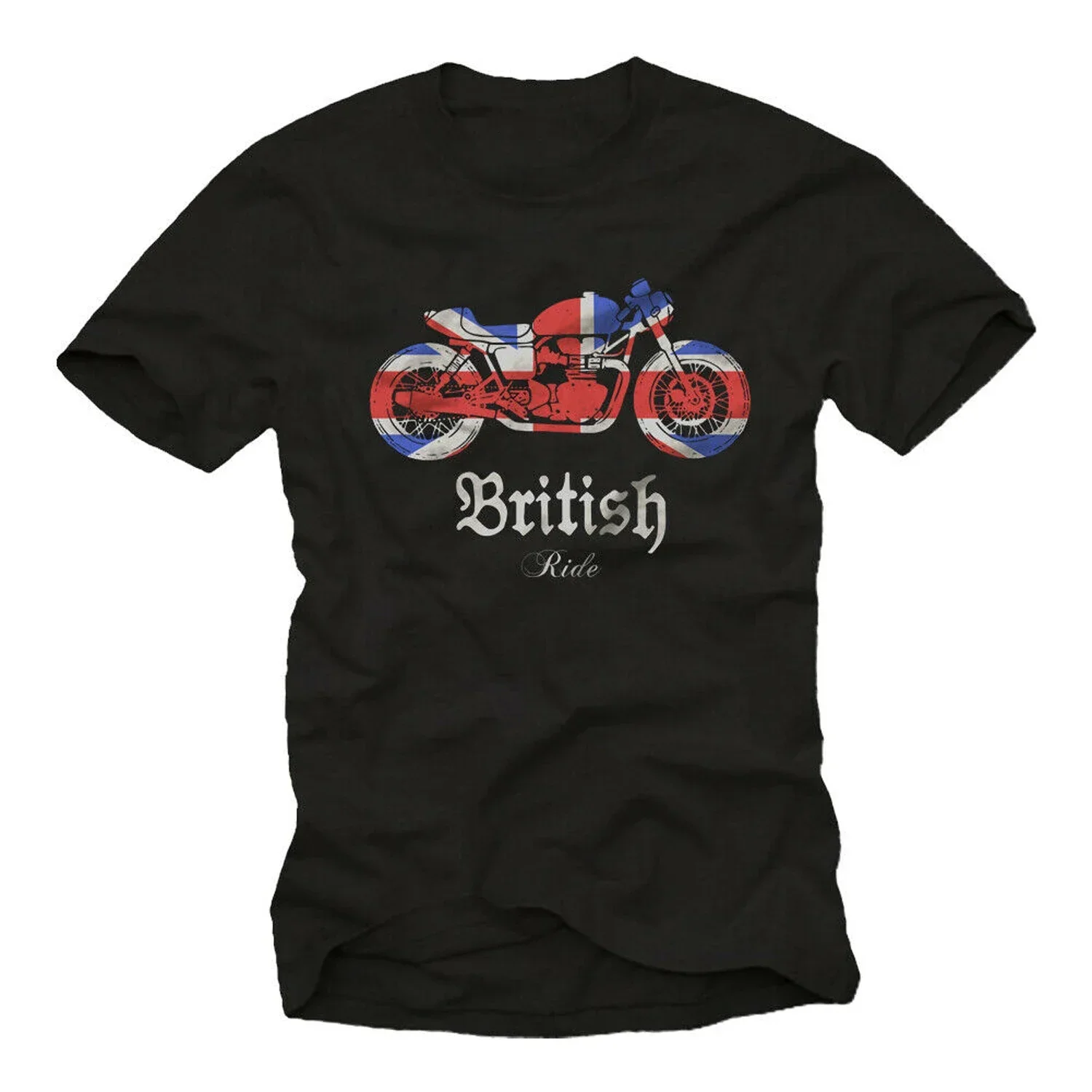 

Retro British Ride Jack Flag Bonneville Motorcycle T-Shirt 100% Cotton O-Neck Short Sleeve Summer Casual Mens T-shirt Streetwear