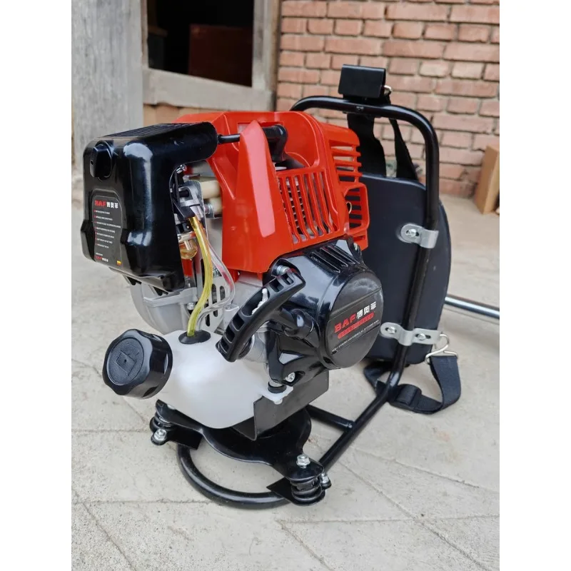 芝刈り機バックパック 4 ストローク小型多機能農業草収穫家庭用除草アーティファクト