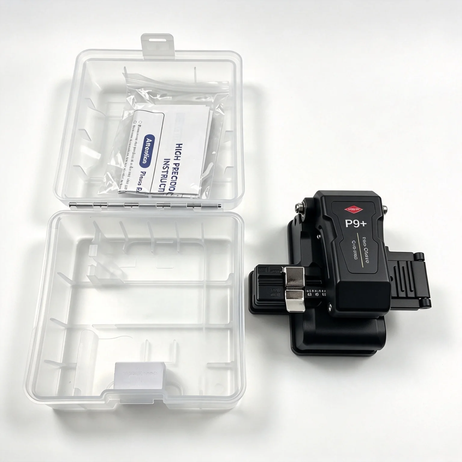 VAEYI P9 Fusion Splicer Optical Fiber Cleaver Fiber Cutter One Step Fiber Optic Cutting Knife With Wast Fiber Box