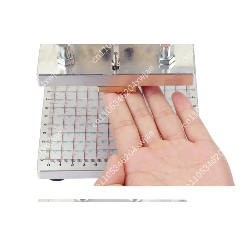 1. Mini Manual Hot Foil Stamping Equipment Leather Logo Embosser Branding Indent Heat Press Marking Bronzing Machine