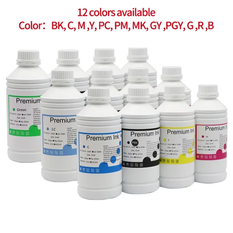 1000ML tinta pigmen kompatibel untuk Canon iPF700 iPf710 ipf605 iPF 650 655 750 755 760 765 iPF-5000 iPF 5100 ipf6100 iPF670 tinta