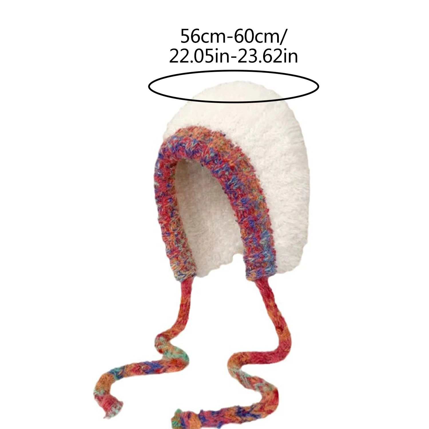 Chapeaux de protection des oreilles en tricot en peluche coloré pour femmes, bonnet chaud coupe-vent, bonnet à rabats d'oreille, chapeau à capuche, extérieur, hiver, mode, 1 pièce