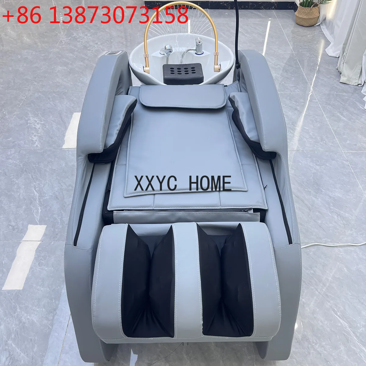 

Foreign trade electric massage shampoo bed