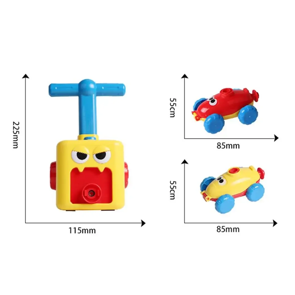 Balloon Launcher Manual Balloon Pump Car Racer Party Supplies Preschool Educational Science Toys For Kids Boys Girls 3+Years Old