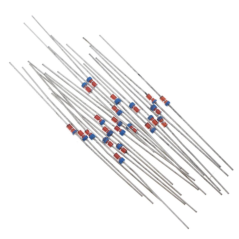 20Pcs 1N34A DO-35 Germanium Detector Diode AM/FM Crystal Radio TV
